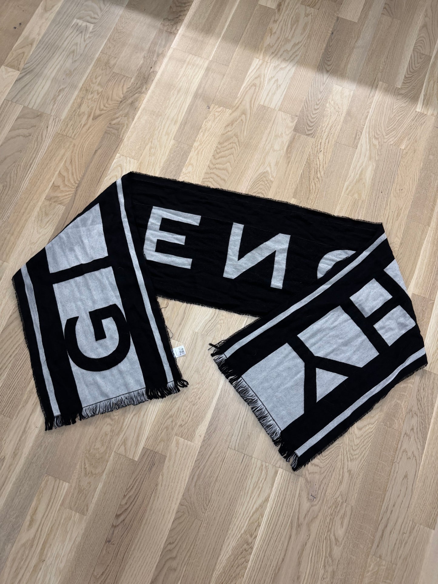 Givenchy Jacquard Knit Wool Scarf